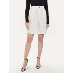 ONLY Бермуди Caro 15278792 Бял Loose Fit