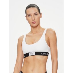 Calvin Klein Swimwear Горнище на бански KW0KW02257 Бял
