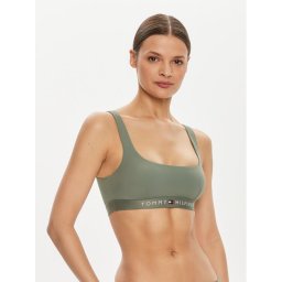 Tommy Hilfiger Горнище на бански UW0UW04108 Зелен