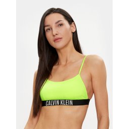 Calvin Klein Swimwear Горнище на бански KW0KW02507 Зелен