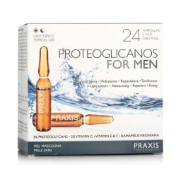 Praxis Laboratorios Proteoglicanos For Men хидратиращ серум за мъже, срещу възпаления, причинени от бръснене 24x2 ml за мъже