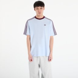 Тениска adidas Britcore Short Sleeve Ringer T-Shirt Crystal Sky M