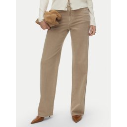 Vero Moda Дънки Tessa 10288257 Бежов Wide Leg