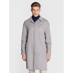Calvin Klein Вълнено палто K10K109549 Сив Regular Fit