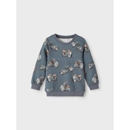 NAME IT Суитшърт 13209834 Сив Regular Fit