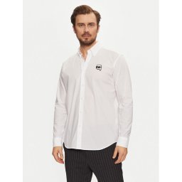 KARL LAGERFELD Риза 605911 551671 Бял Regular Fit