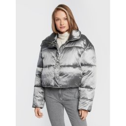 Calvin Klein Зимно яке High Shine Metallic K20K204688 Сребрист Regular Fit