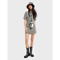 Desigual Плетена рокля Karen 22WWVK72 Цветен Regular Fit