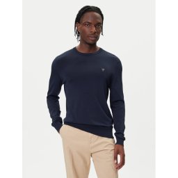 Guess Пуловер M4YR29 Z3DM0 Тъмносин Regular Fit