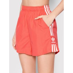 adidas Спортни шорти 3-Stripes HF7454 Розов Regular Fit