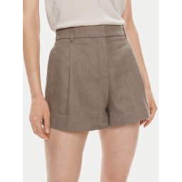 MAX&Co. Шорти от плат Elmi 2416141014200 Кафяв Regular Fit