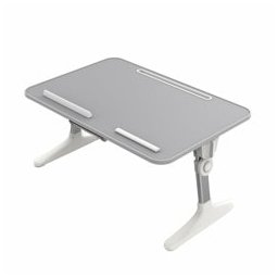 Лаптоп бюро Orico LRZ-64-GY, преносимо, регулируема височина с 5 стъпки 28-40cm, чекмедже, сиво