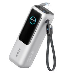 Външна батерия /power bank/ Anker A1695H41, 25 000mAh, сребриста, 1x USB-A, 3x USB-C, 165W