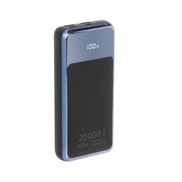 Външна батерия /power bank/ Rivacase VA1075, 20 000mAh, черна, 45W, QC 3.0, 2x USB-A(ж), 2x USB-C(ж)