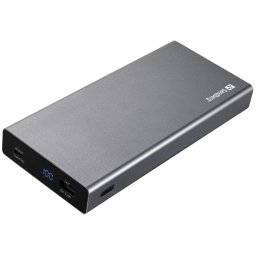 Външна батерия/power bank/ Sandberg USB-C PD 100W 20000 (420-52), 20 000mAh, сребриста, 1x USB-C, 1x USB-A