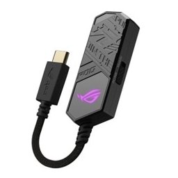 Звукова карта Asus ROG Clavis (90YH02N0-B2UA00), 7.1, USB Type-C, DAC + Aura Sync RGB, 1x AUX