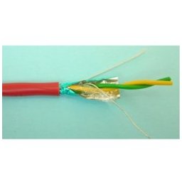 Комбиниран коаксиален кабел ELAN 032101R, 2x 1.00, Twisted Pair, 450V, Ø 6.20 мм, екраниран, 100m, червен