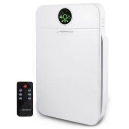 Пречиствател на въздух Esperanza EHP002, 35W, за помещения до 50 m2, HEPA филтър, LCD екран, таймер, бял