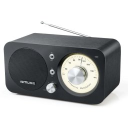 Радио Muse M-095 BT, FM, Bluetooth, NFC, AUX, USB, телескопична антена, светещ циферблат, черно