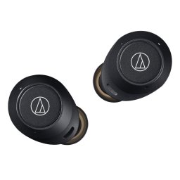 Слушалки Audio-Technica ATH-CKS30TW+, безжични, Bluetooth, до 6.5часа живот на батерията, черни