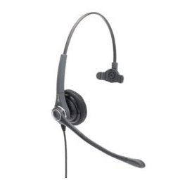 Слушалки AxTel PRO mono NC Wideband AXH-PROM, QD кабел, моно слушалка с един говорител, шумопотискащ микрофон, wideband, професионални за офиси и кол центрове, 150 Ohm, 90db, черни