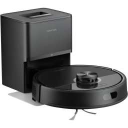 Прахосмукачка робот Roborock Q7 TF+, Мощно засмукване до 10 000 Pa, LiDAR карта, Моп функция, Wi-Fi управление, За сухо и мокро почистване, Черен