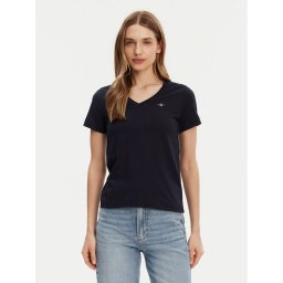 Gant Тишърт Shield 4200750 Тъмносин Regular Fit