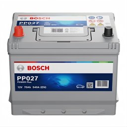 Акумулатор BOSCH POWER PLUS PP027 70Ah/540A L+ JIS