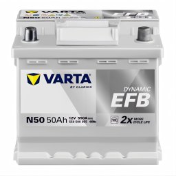 Акумулатор VARTA DYNAMIC EFB 50Ah/550A R+