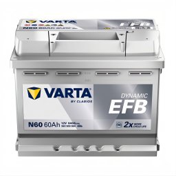 Акумулатор VARTA DYNAMIC EFB 60Ah/640A R+