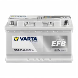 Акумулатор VARTA DYNAMIC EFB 80Ah/800A R+