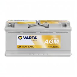 Акумулатор VARTA A4 DYNAMIC AGM 105Ah/950A R+
