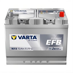 Акумулатор VARTA DYNAMIC EFB 72Ah/760A R+