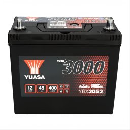 Акумулатор YUASA YBX3000 45Ah/400A R+ JIS