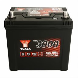 Акумулатор YUASA YBX3000 60Ah/500A L+ JIS