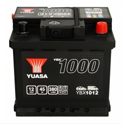 Акумулатор YUASA YBX1000 45Ah/380A R+ (YBX1012)