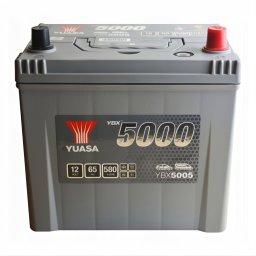 Акумулатор YUASA YBX5000 65Ah/580A R+ JIS (YBX5005)