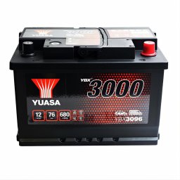 Акумулатор YUASA YBX3000 76Ah/680A R+ (YBX3096)