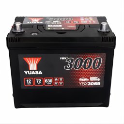 Акумулатор YUASA YBX3000 72Ah/630A L+ JIS (YBX3069)