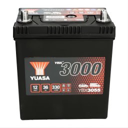 Акумулатор YUASA YBX3000 36Ah/330A L+ JIS (YBX3055)