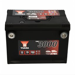 Акумулатор YUASA YBX3000 74Ah/740A L+ (YBX3780)