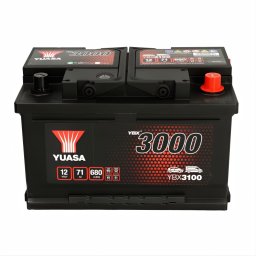 Акумулатор YUASA YBX3000 71Ah/680A R+ (YBX3100)