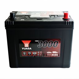 Акумулатор YUASA YBX3000 72Ah/630A R+ JIS (YBX3030)