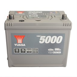 Акумулатор YUASA YBX5000 75Ah/650A L+ JIS (YBX5069)