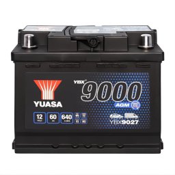 Акумулатор YUASA YBX9000 AGM 60Ah/640A R+ (YBX9027)