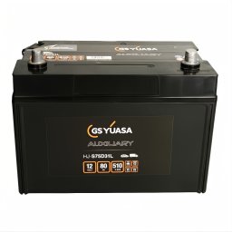 Акумулатор YUASA AUXILIARY 80Ah/510A R+ JIS (HJ-S75D31L)