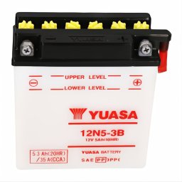 Акумулатор YUASA CONVENTIONAL 5.3Ah/35A R+ (12N5-3B)