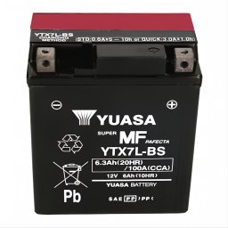 Акумулатор YUASA YTX 6.3Ah/100A R+ (YTX7L-BS)