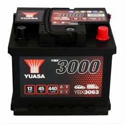 Акумулатор YUASA YBX3000 45Ah/440A R+ (YBX3063)