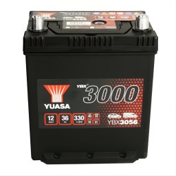 Акумулатор YUASA YBX3000 36Ah/330A R+ JIS (YBX3056)